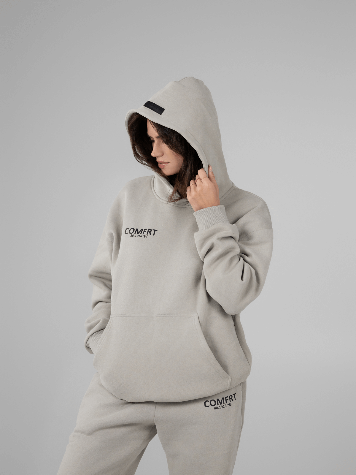 Elegant Oversized Hoodie-Iris Luna