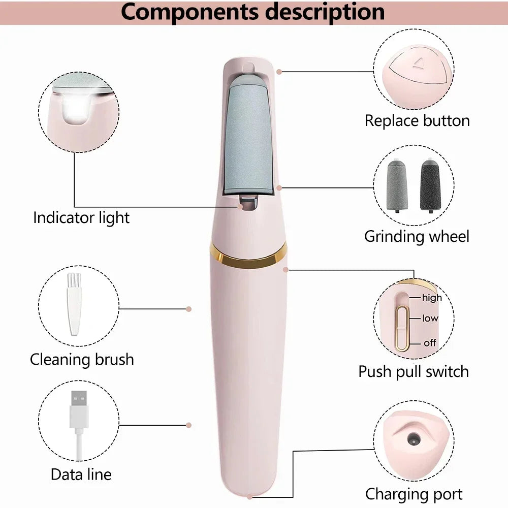 SilkySmooth Pedicure Wand-Iris Luna